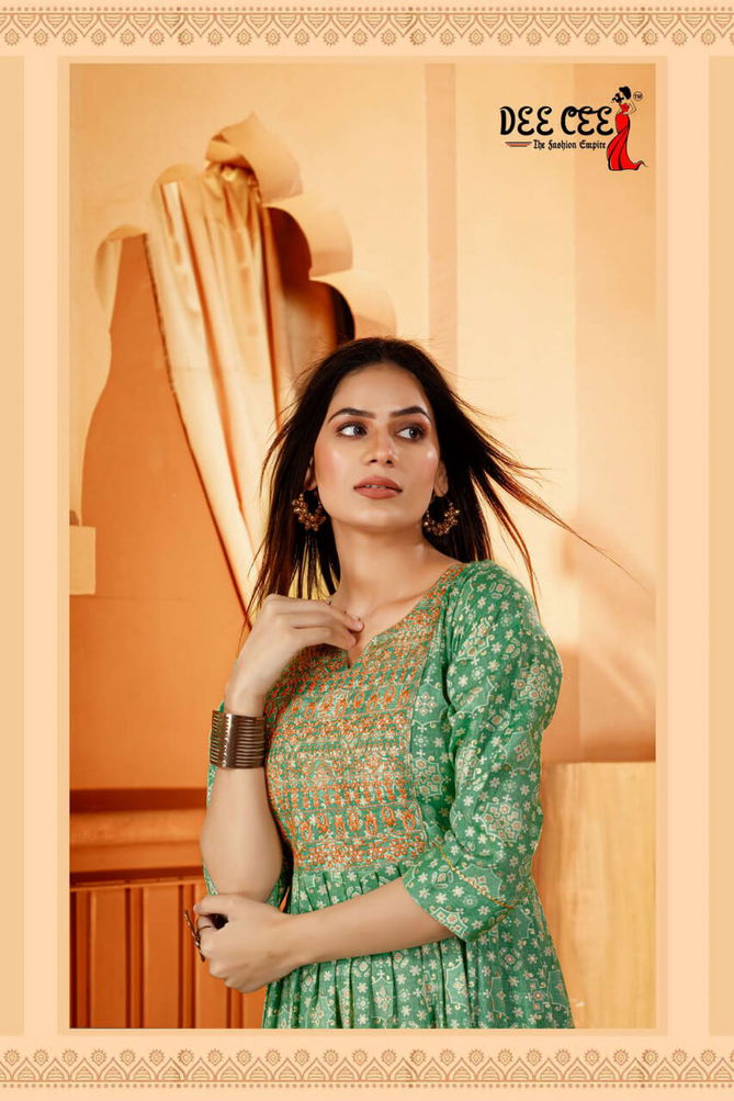 Deecee Amolika Ethnic Wear Wholesale Anarkali Kurtis Catalog
